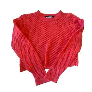 Jeremy Scott Cropped Wool Sweater New Medium